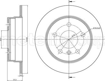 Cifam 800-833C - Kočioni disk www.molydon.hr