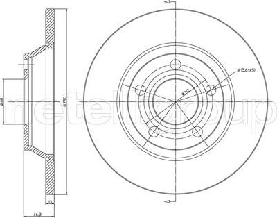 Cifam 800-392C - Kočioni disk www.molydon.hr