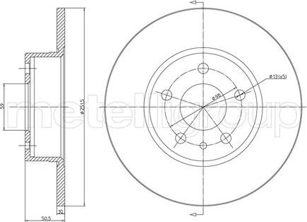 Cifam 800-368C - Kočioni disk www.molydon.hr