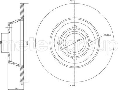 Cifam 800-329 - Kočioni disk www.molydon.hr