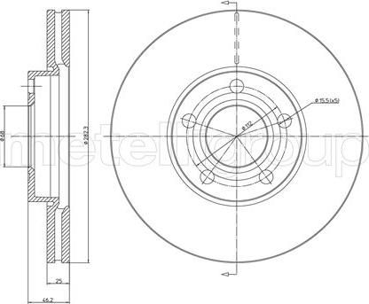 Cifam 800-378C - Kočioni disk www.molydon.hr