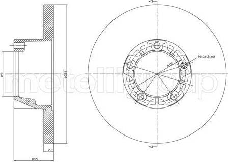 Cifam 800-291 - Kočioni disk www.molydon.hr