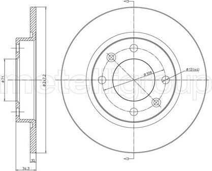 Maxtech 875630.0080 - Kočioni disk www.molydon.hr