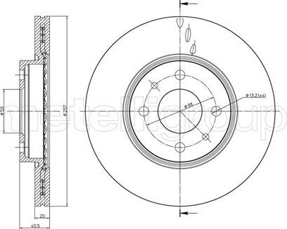 Cifam 800-231C - Kočioni disk www.molydon.hr