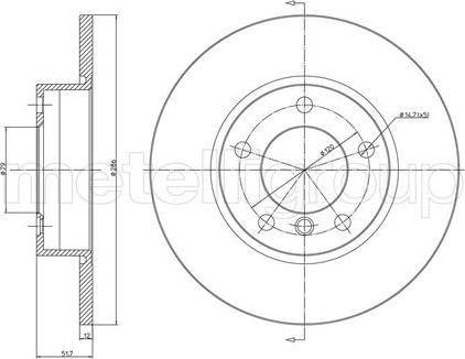 Cifam 800-227C - Kočioni disk www.molydon.hr