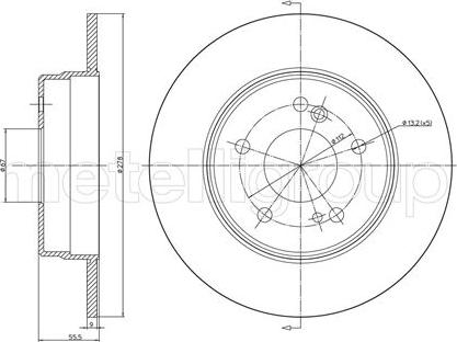 Cifam 800-277C - Kočioni disk www.molydon.hr