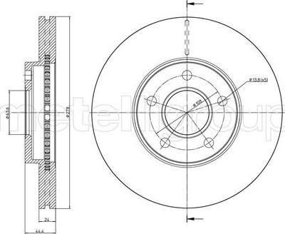 Cifam 800-760C - Kočioni disk www.molydon.hr