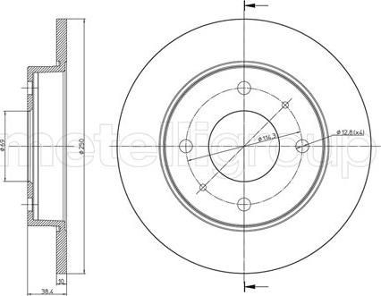 Cifam 800-768C - Kočioni disk www.molydon.hr