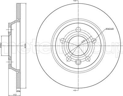 Cifam 800-767C - Kočioni disk www.molydon.hr