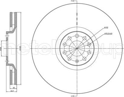 Cifam 800-705C - Kočioni disk www.molydon.hr