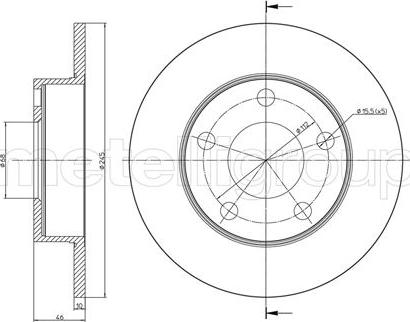 Cifam 800-708C - Kočioni disk www.molydon.hr