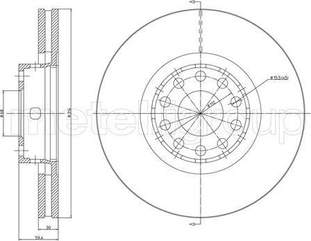 Cifam 800-707C - Kočioni disk www.molydon.hr