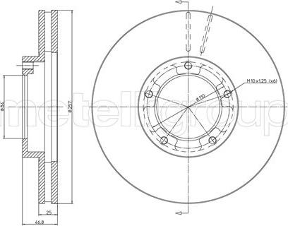 Cifam 800-716 - Kočioni disk www.molydon.hr