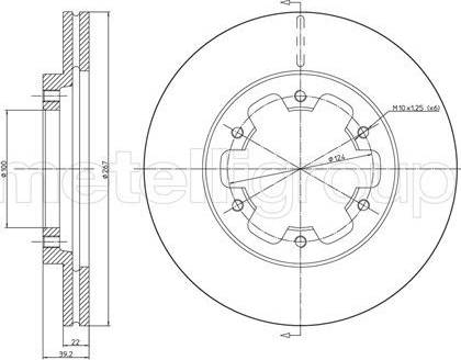 Cifam 800-710 - Kočioni disk www.molydon.hr