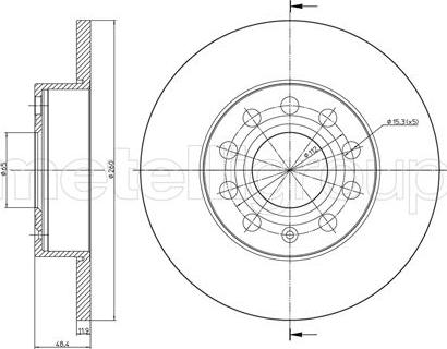 Cifam 800-725C - Kočioni disk www.molydon.hr