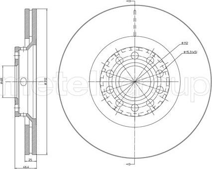 Cifam 800-726C - Kočioni disk www.molydon.hr