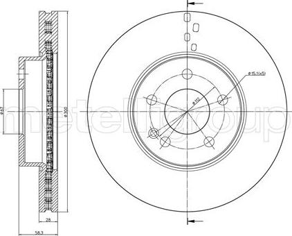 Cifam 800-723 - Kočioni disk www.molydon.hr