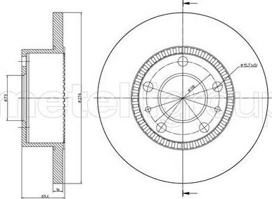 Cifam 800-779 - Kočioni disk www.molydon.hr