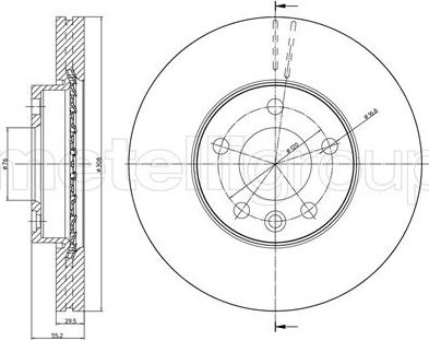 Cifam 800-773C - Kočioni disk www.molydon.hr