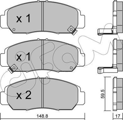 Kaishin FK5198 - Komplet Pločica, disk-kočnica www.molydon.hr