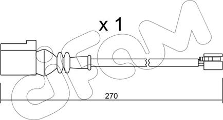 Cifam SU.246 - Signalni kontakt, trosenje kočione plocice www.molydon.hr