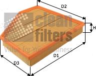 Clean Filters MA3492 - Filter za zrak www.molydon.hr