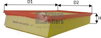 Clean Filters MA3450 - Filter za zrak www.molydon.hr