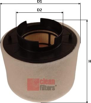 Clean Filters MA3487 - Filter za zrak www.molydon.hr