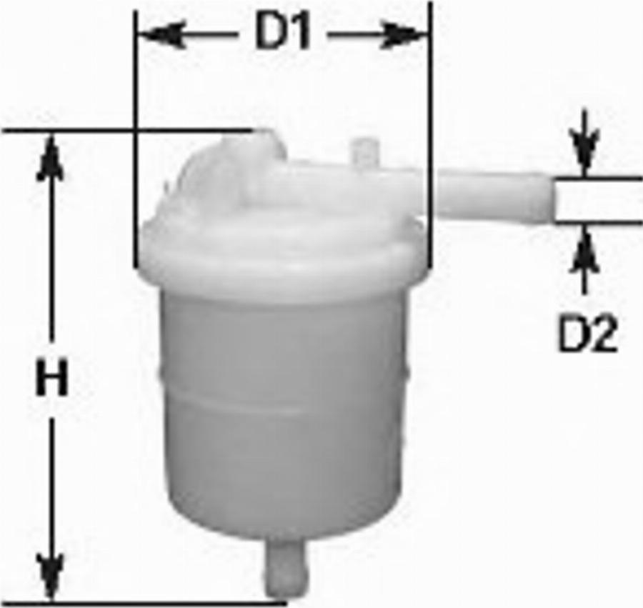 Clean Filters MBNA1510 - Filter za gorivo www.molydon.hr