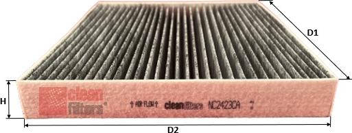 Clean Filters NC2423CA - Filter kabine www.molydon.hr