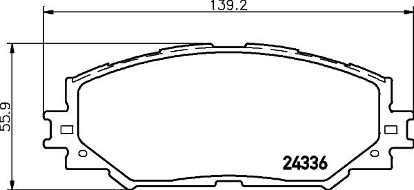 OSSCA 21751 - Komplet Pločica, disk-kočnica www.molydon.hr