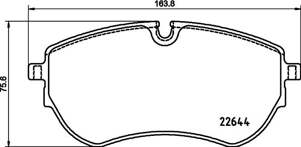 Hart 256 519 - Komplet Pločica, disk-kočnica www.molydon.hr