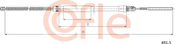 Cofle 92.491.5 - Sajla ručne kočnice www.molydon.hr