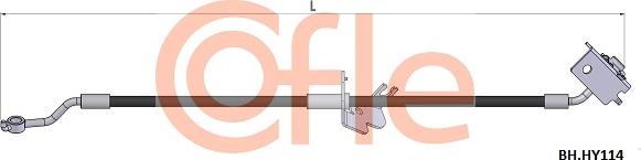 Cofle 92.BH.HY114 - Kočiono crijevo, lajtung www.molydon.hr