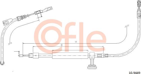 Cofle 10.9449 - Sajla ručne kočnice www.molydon.hr