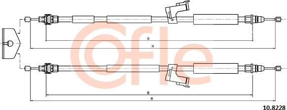 Cofle 10.8228 - Sajla ručne kočnice www.molydon.hr