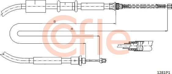 Cofle 1281P1 - Sajla ručne kočnice www.molydon.hr