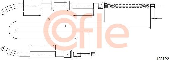 Cofle 1281P2 - Sajla ručne kočnice www.molydon.hr