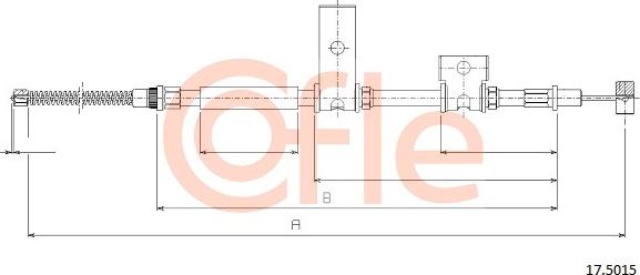 Cofle 17.5015 - Sajla ručne kočnice www.molydon.hr