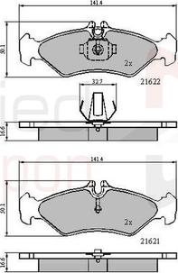 Comline ADB0453 - Komplet Pločica, disk-kočnica www.molydon.hr