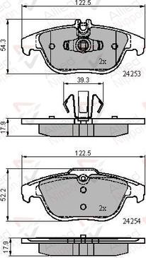 Comline ADB01792 - Komplet Pločica, disk-kočnica www.molydon.hr