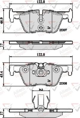 Comline ADB02131 - Komplet Pločica, disk-kočnica www.molydon.hr