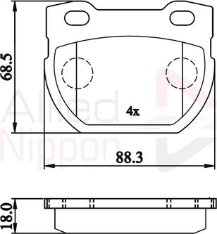 Comline ADB02215 - Komplet Pločica, disk-kočnica www.molydon.hr