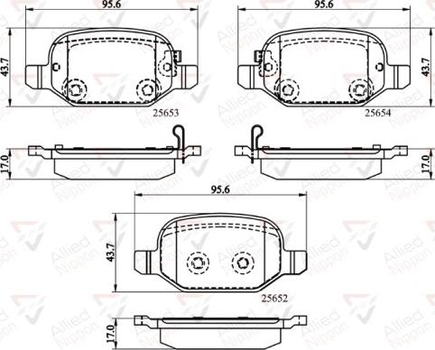 Comline ADB32139 - Komplet Pločica, disk-kočnica www.molydon.hr