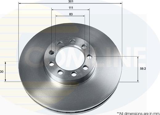 Comline ADC9063V - Kočioni disk www.molydon.hr