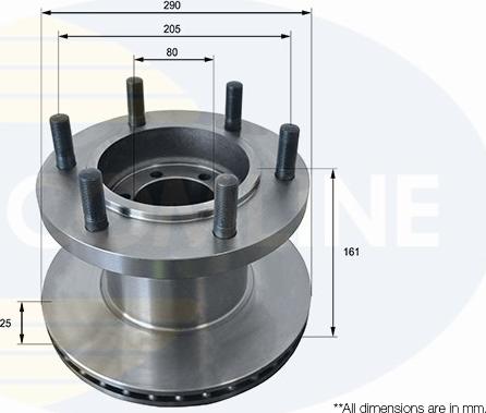 Comline ADC9146V - Kočioni disk www.molydon.hr