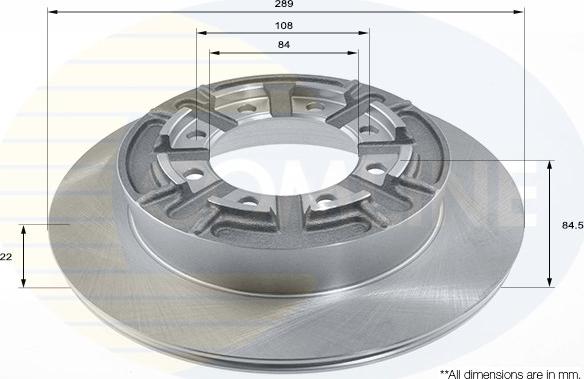 Comline ADC9108 - Kočioni disk www.molydon.hr