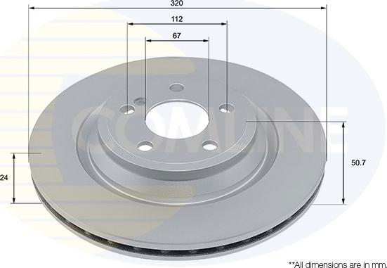 Comline ADC4090V - Kočioni disk www.molydon.hr