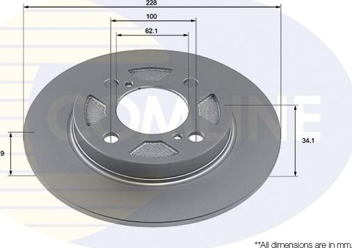 Comline ADC4048 - Kočioni disk www.molydon.hr