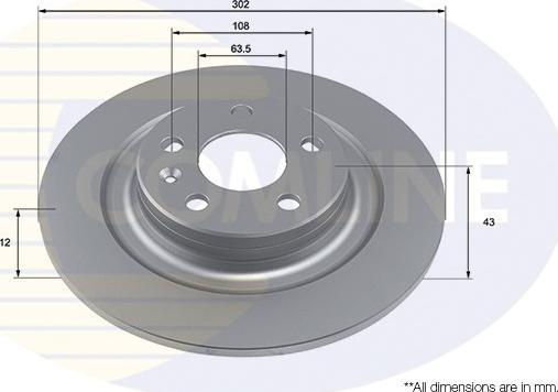 Comline ADC4056 - Kočioni disk www.molydon.hr